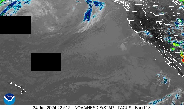 West Band 13 Weather Satellite Image for Nevada