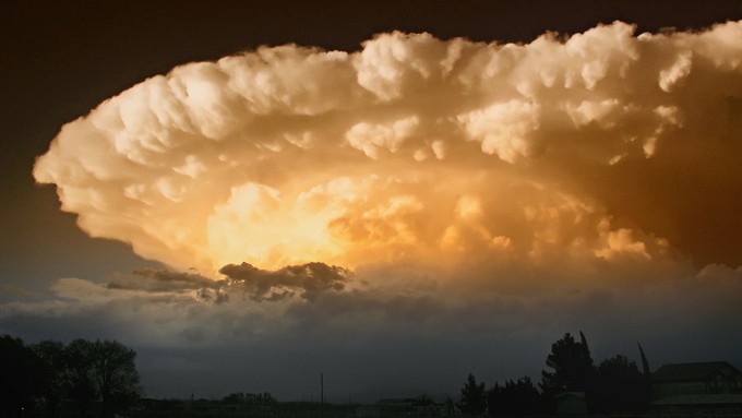 Image caption: Supercell storms are just one of many weather phenomena in the era of climate change.