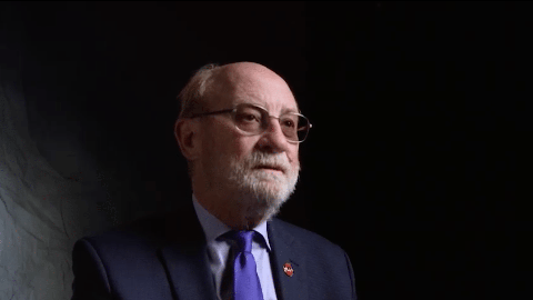 Image caption: The California Senate Democrats released a video of John Laird talking about the history of the LGBT Caucus in the state legislature.