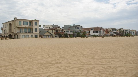 Image caption: Under a new bill, California's coastline could see an increase in housing development.