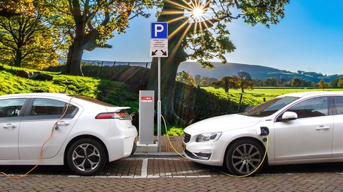 Image caption: In Denmark, bi-directional charging reduces the cost of owning an EV by about 40 percent.