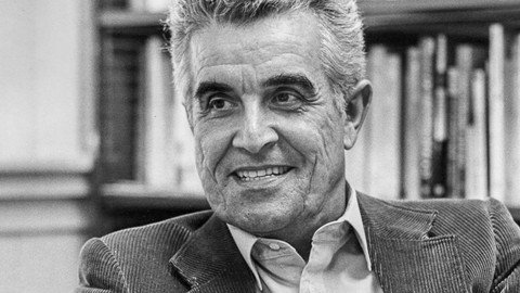 Image caption: Rene Girard, 'the godfather of the Like button.'