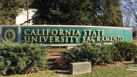 Image caption: Cal State Sacramento is one of four universities where members of the faculty union plan to walk out.