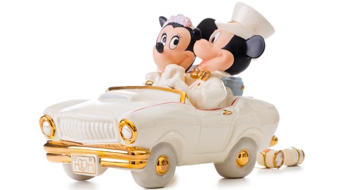 Image caption: Hey, Mickey—please pay attention to your driving!