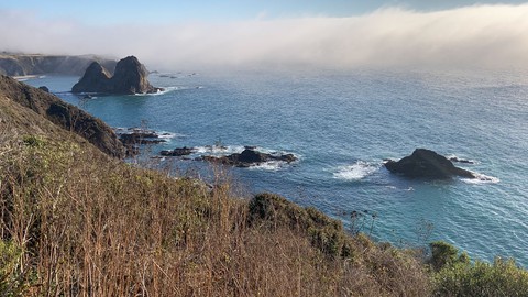 Image caption: Highway 1 near Elk stays scenic partly due to the efforts of the California Coastal Conservancy.
