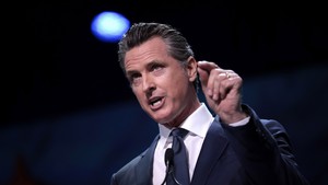 Gavin Newsom was the first governor in the U.S. to shutter retail businesses and issue stay at-home-orders. That's how he got this halo.