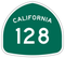 Highway Sign Image for highway SR-128
