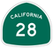Highway Sign Image for highway SR-28