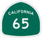 Highway Sign Image for highway SR-65