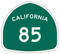 Highway Sign Image for highway SR-85