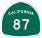 Highway Sign Image for highway SR-87
