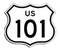 Highway Sign Image for highway US-101
