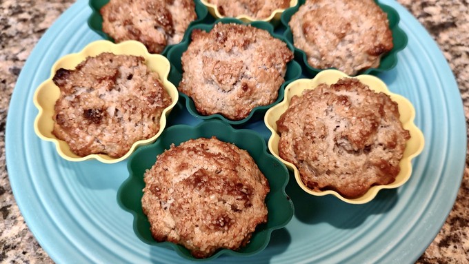 Homemade applesauce makes great muffins for an almost-fall breakfast or snack.