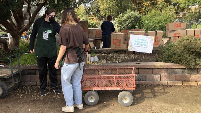 The garden carts will be in demand again at the UC Davis Arboretum Teaching Nursery's Clearance Sale this Saturday.
