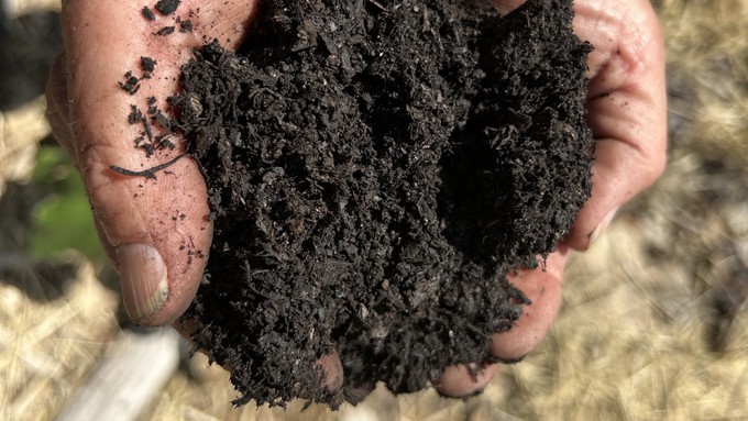 Here's why it's called "black gold" -- it doesn't get much richer than this compost from Sacramento County's Waste Management and Recycling program. (H/t Laura Cerles-Rogers)