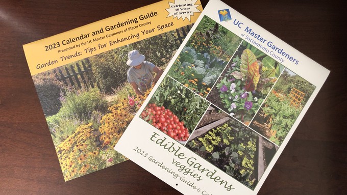 The gardening guide/calendars from master gardeners of Sacramento and Placer counties are practical gifts for gardeners.