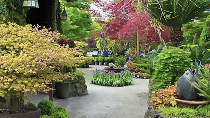 Artists will display their work in this beautiful setting at Loomis' High-Hand Nursery on Saturday.