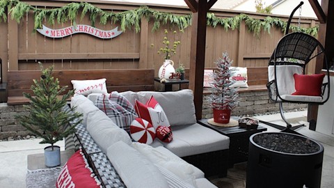 Image caption: This cozy patio is an example of the decor to be on view during the now-sold-out Dickens in the Valley Holiday Home Tour in Woodland.