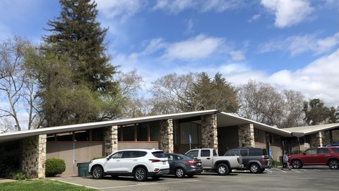 Image caption: The patio and parking lot of the Shepard Garden & Arts Center in East Sacramento will be the site of the Community Yard Sale this Saturday.