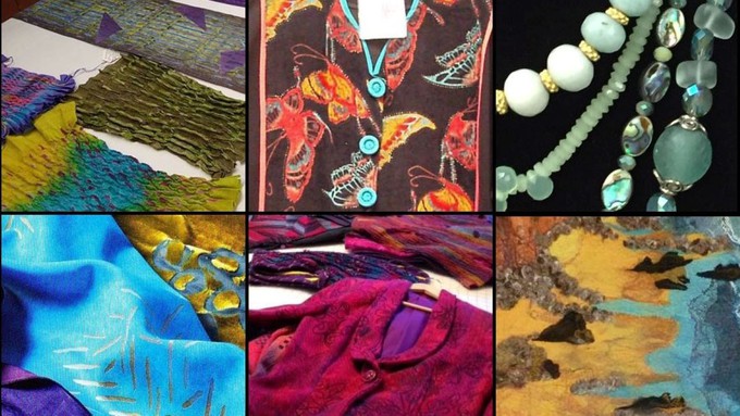 Find unique creations by local textile artists at Art to Wear & More at Shepard Center.
