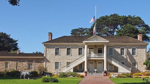 Image caption: The first public school in California was in Monterey County.