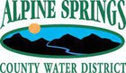 Alpine Springs County Water District logo