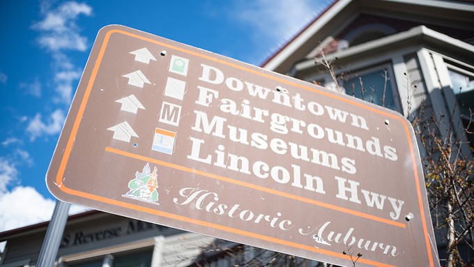 Image caption: In addition to its museums, the city of Auburn has 34 listings on the National Register of Historic Places.