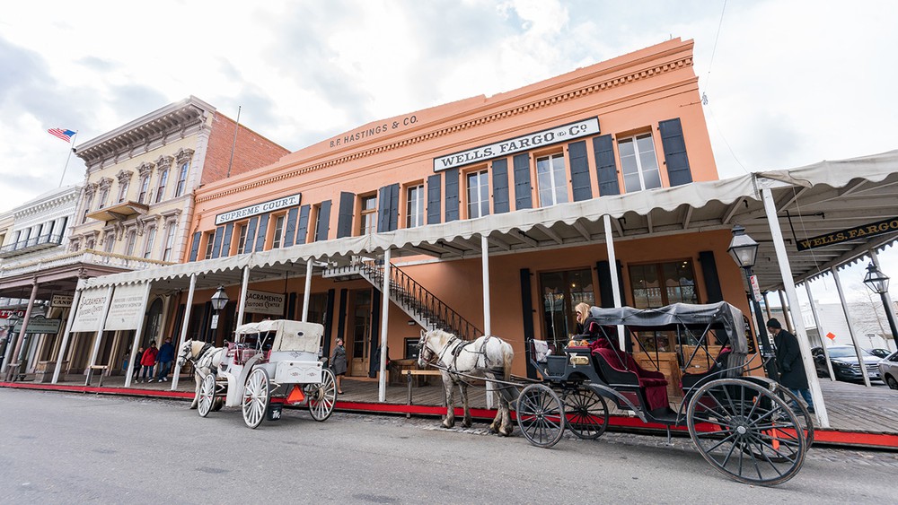 Old Sacramento Historic District Sacramento is an open-air museum of historic buildings.