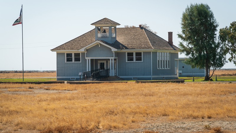 The schoolhouse was the biggest building in Allensworth, the town founded by Col. Allen Allensworth, which is now a state park.