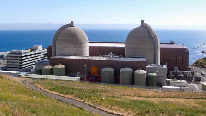 Image caption: Diablo Canyon nuclear power plant in San Luis Obispo County, California.