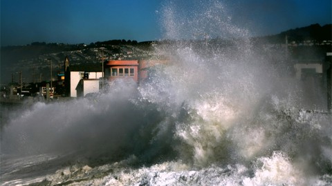Image caption: Heavy storms prompted the state to extend tax deadlines for most California residents.