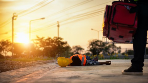 Image caption: The U.S. averages almost 170 heat-related deaths per year, many of them occurring on the job.