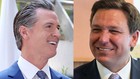 Image for display with article titled Newsom Vs. DeSantis: Why the Debate Is On and What the Dueling Govs Might Argue About