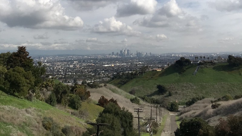 The Baldwin Hills area in South Los Angeles is one region where a state conservancy would keep open land accessible to the public.