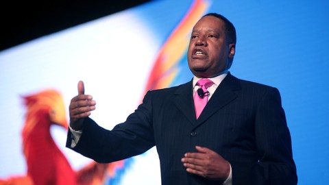 Image caption: Larry Elder, the frontrunner among candidates hoping to replace Gov. Gavin Newsom.