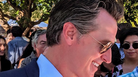 Image caption: Gov. Gavin Newsom has seen some of his pandemic emergency powers curtailed by a judge.