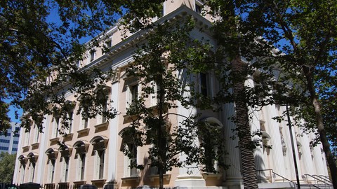 Image caption: The Old Courthouse in San Jose has been in operation since 1868.