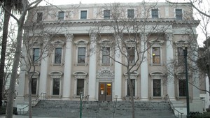 The Santa Clara County courthouse.
