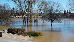 Yolo County faces significant flooding risk, particularly the city of West Sacramento, located at the confluence of the Sacramento and American rivers.