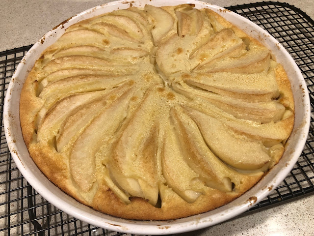 Pear clafoutis