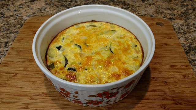Casserole dish with baked casserole