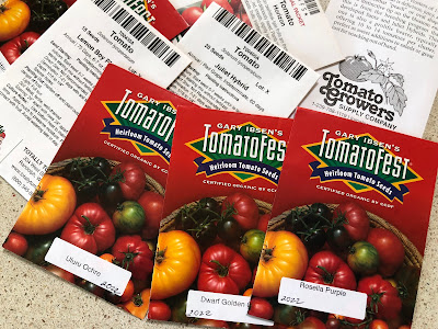 Tomato seed packets