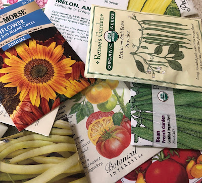 Various seed packets