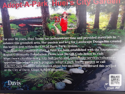 Sign at City Garden park