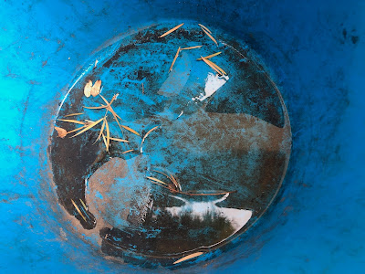 Bucket with just a bit of water in the bottom