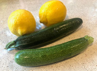 2 lemons, 2 zucchini