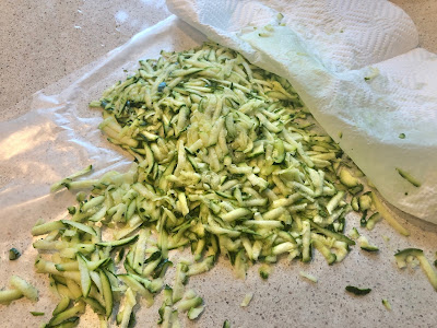 Zucchini shreds