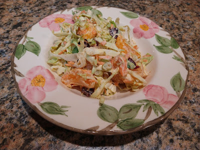 Plated salad