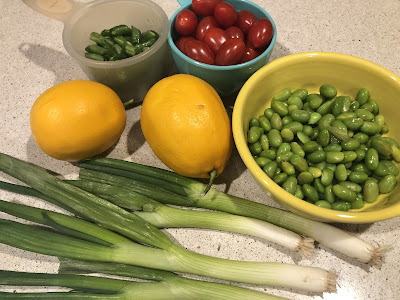 Vegetables and lemons