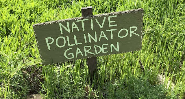 Pollinator garden sign